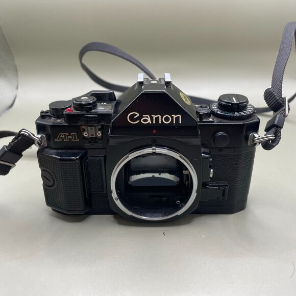 Canon A-1 SLR Film Camera‎ Body A1 [Parts/Repair] Black Japan - Picture 1 of 6